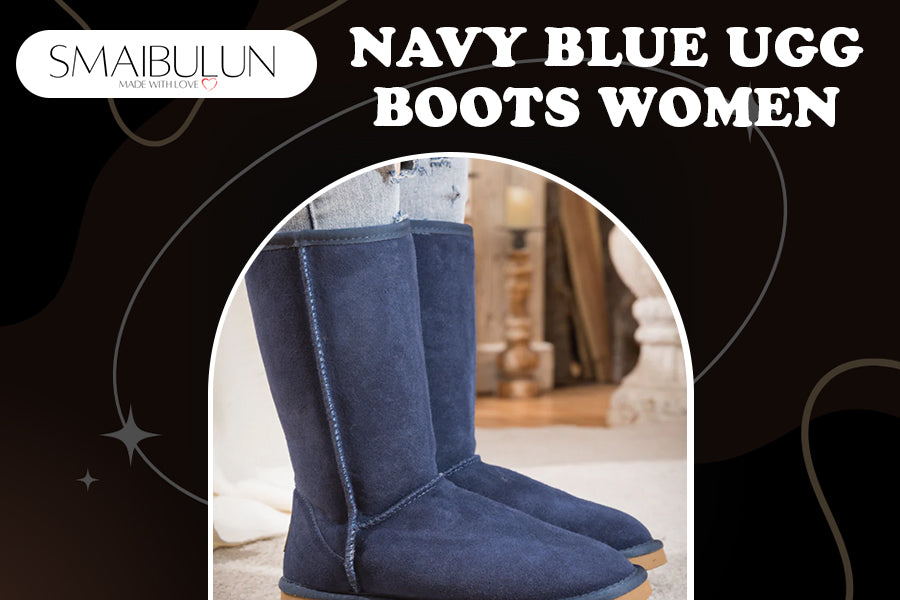 Navy blue ugg boots uk online