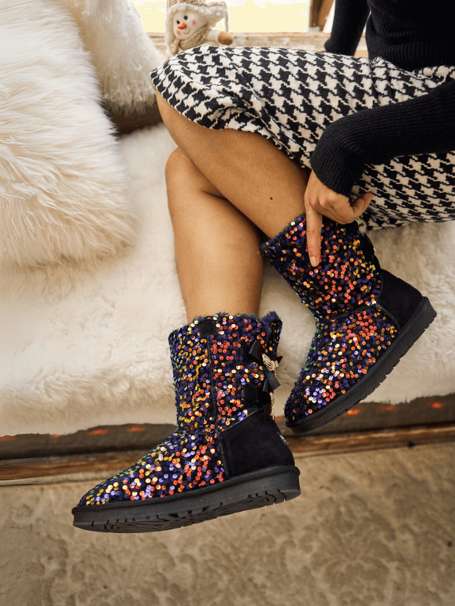 Smaibulun Ugg | Haute Holidays Sequin Glam Shearling Boots - multi – SMAIBULUN smaibulun-ugg-haute-holidays-sequin-glam-shearling-boots-multi-smaibulun