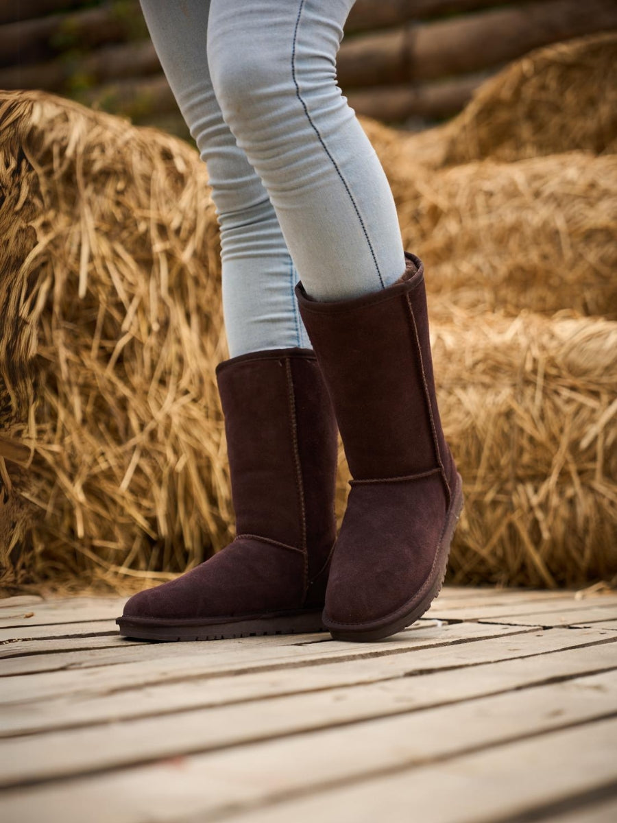 SMAIBULUN Ugg | Classic Suede Mid-Length boots - Brown display picture 2