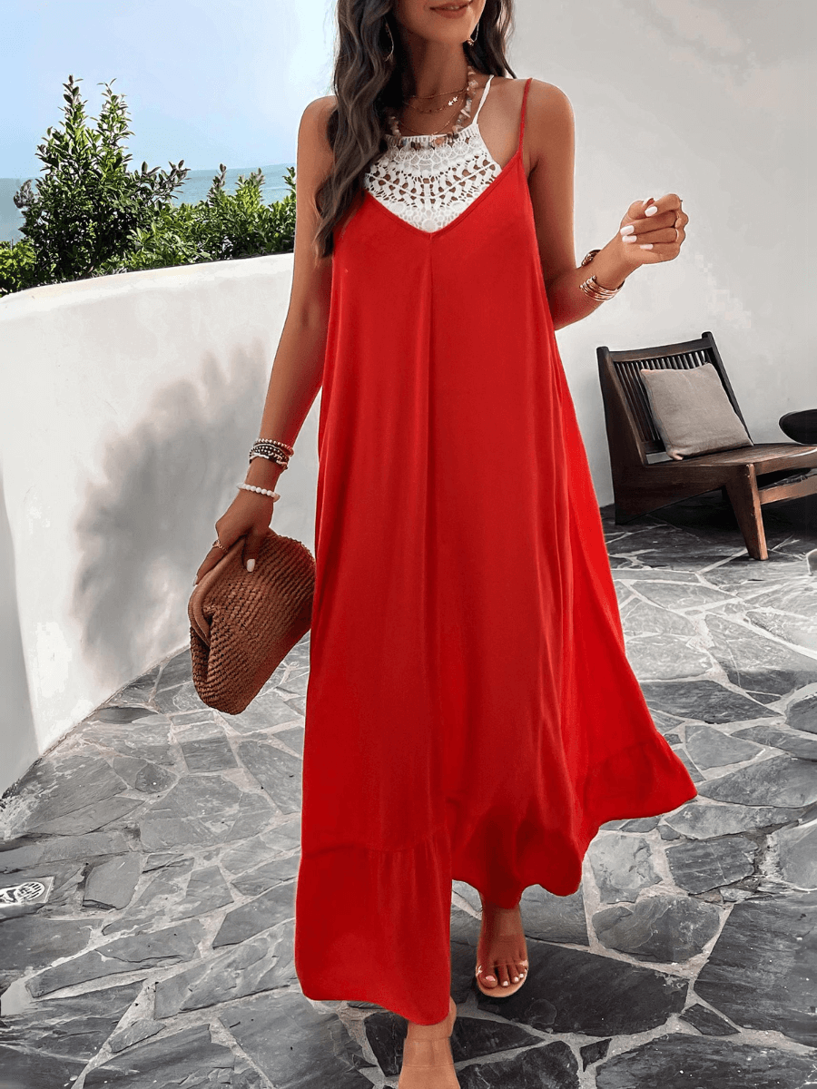 pocketed maxi dress Olivian Pocketed Maxi Dress