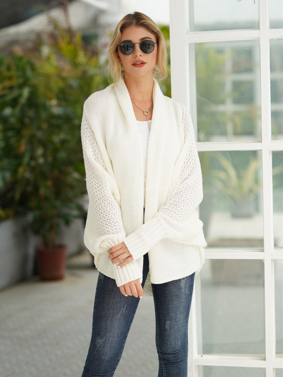 Cream batwing best sale cardigan