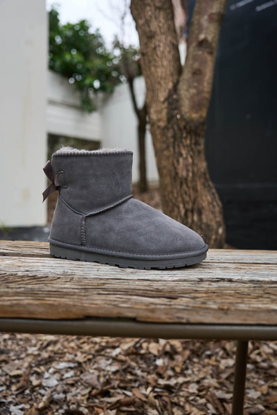 SMAIBULUN Ugg | Bailey Bow Ugg Mini Boots - Grey