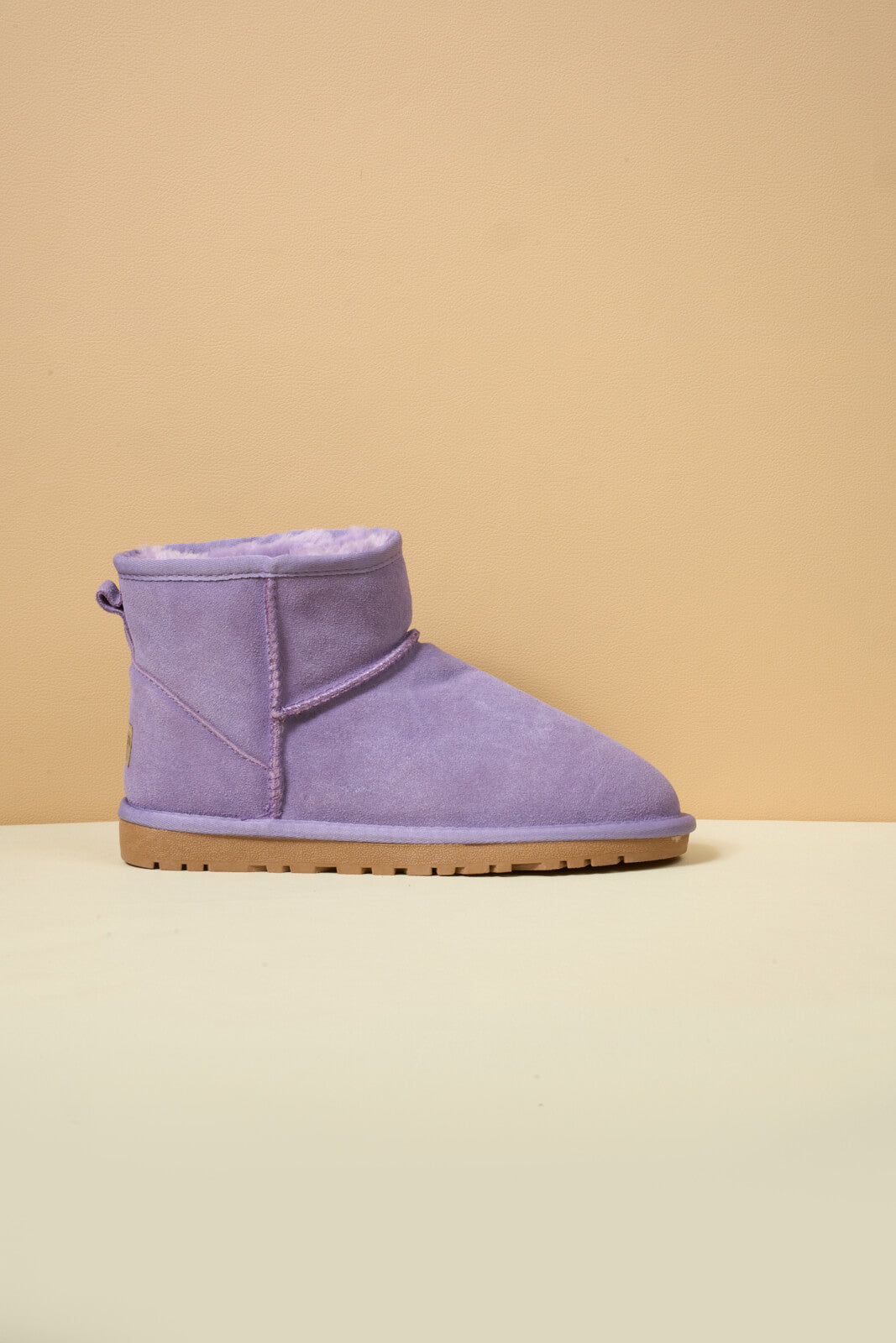 SMAIBULUN Ugg | Faux Fur-Lined Classic Short Ugg Boots - lavender