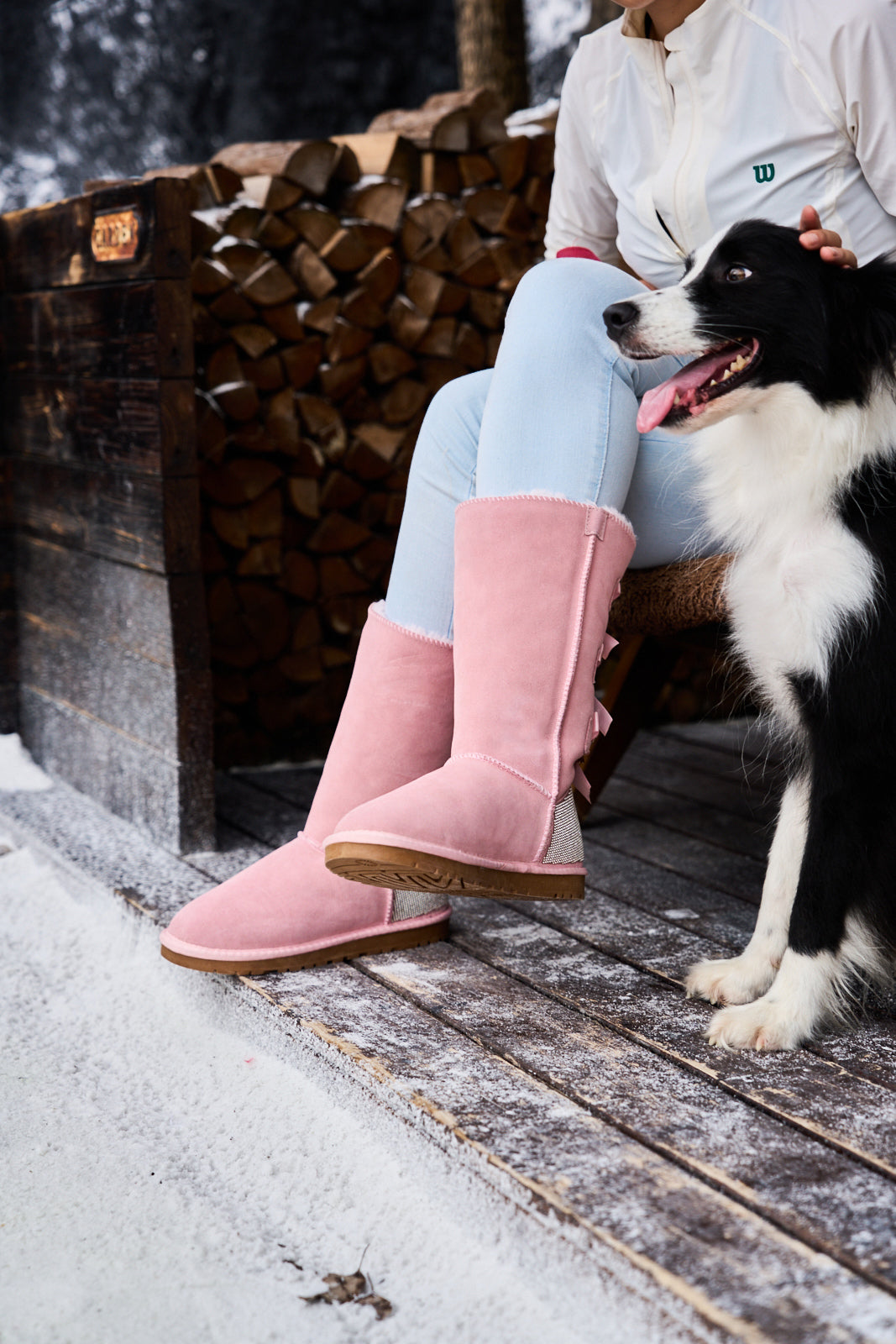 UGG Australia good Pink Suede Boots