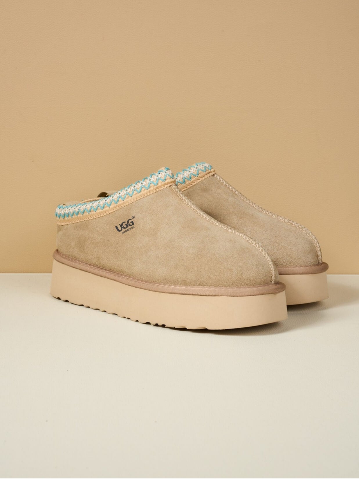 Smaibulun Ugg | Tazzy Mini Platform Low Ankle Slippers - neutral