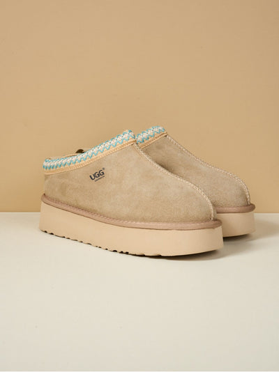 Smaibulun Ugg | Tazzy Mini Platform Low Ankle Slippers - neutral