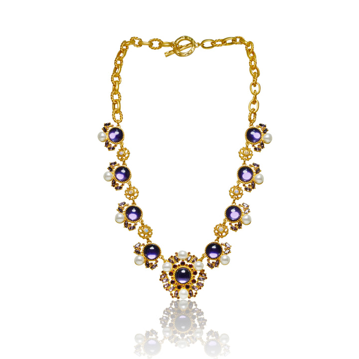 Ocean Observer Amethyst Station Necklace – SMAIBULUN