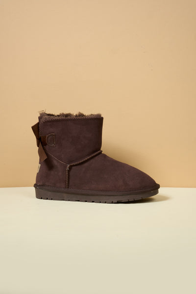 SMAIBULUN Ugg | Bailey Bow Ugg Mini Boots - Chocolate