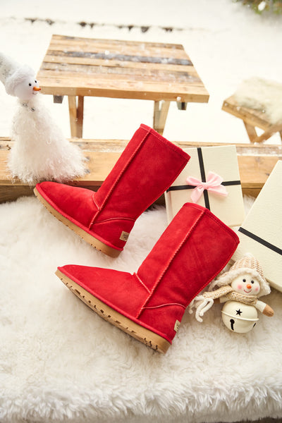 SMAIBULUN Ugg | Classic Suede Mid-Length boots - candy