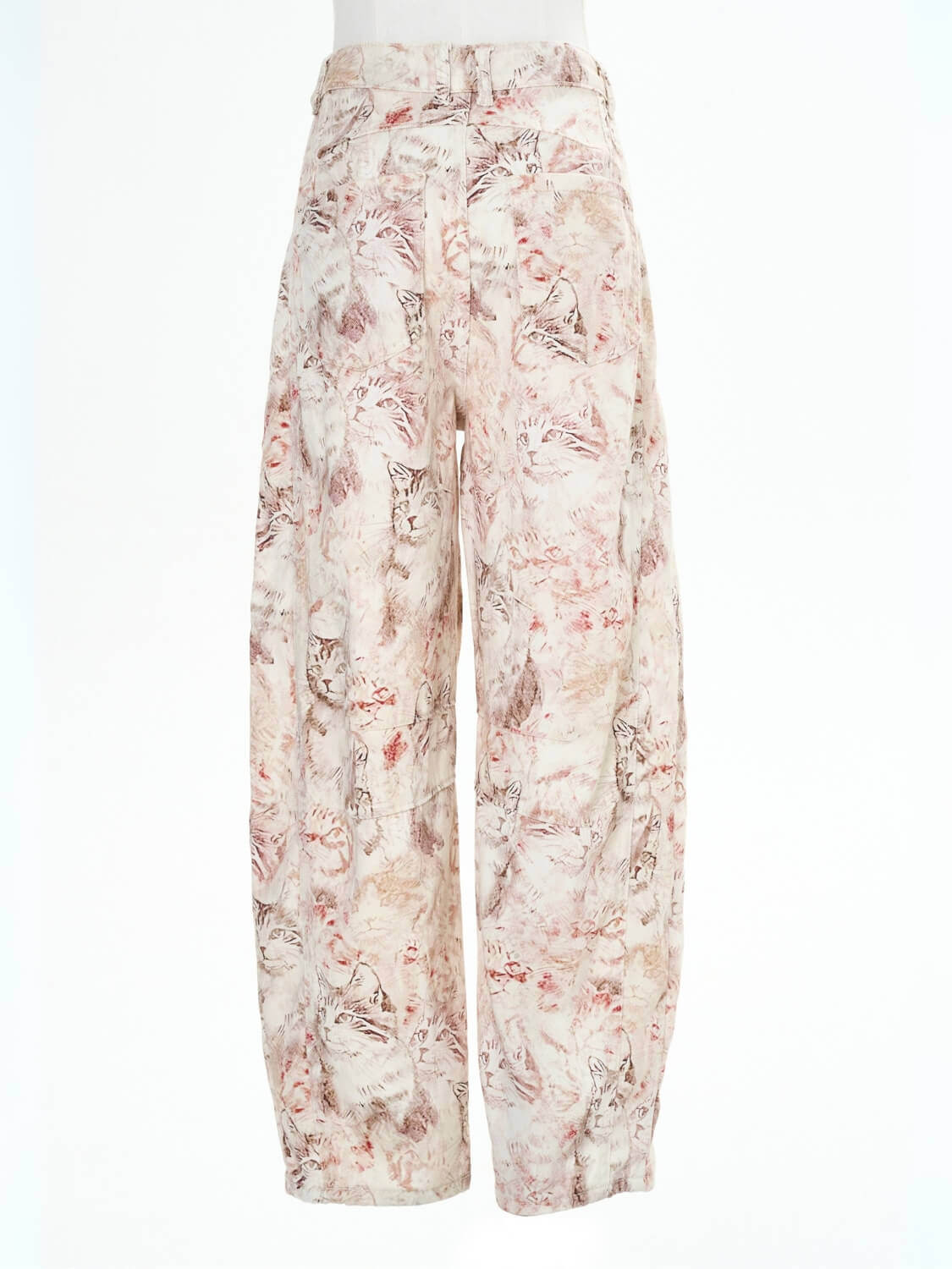 Classic Mid Waisted Barrel Jeans - Pink