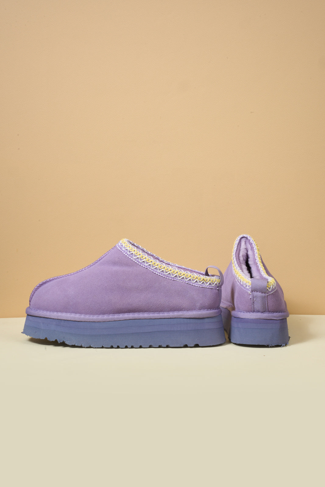 Smaibulun Ugg | Tassie X Tasman Platform Slipper Boot - Lavender