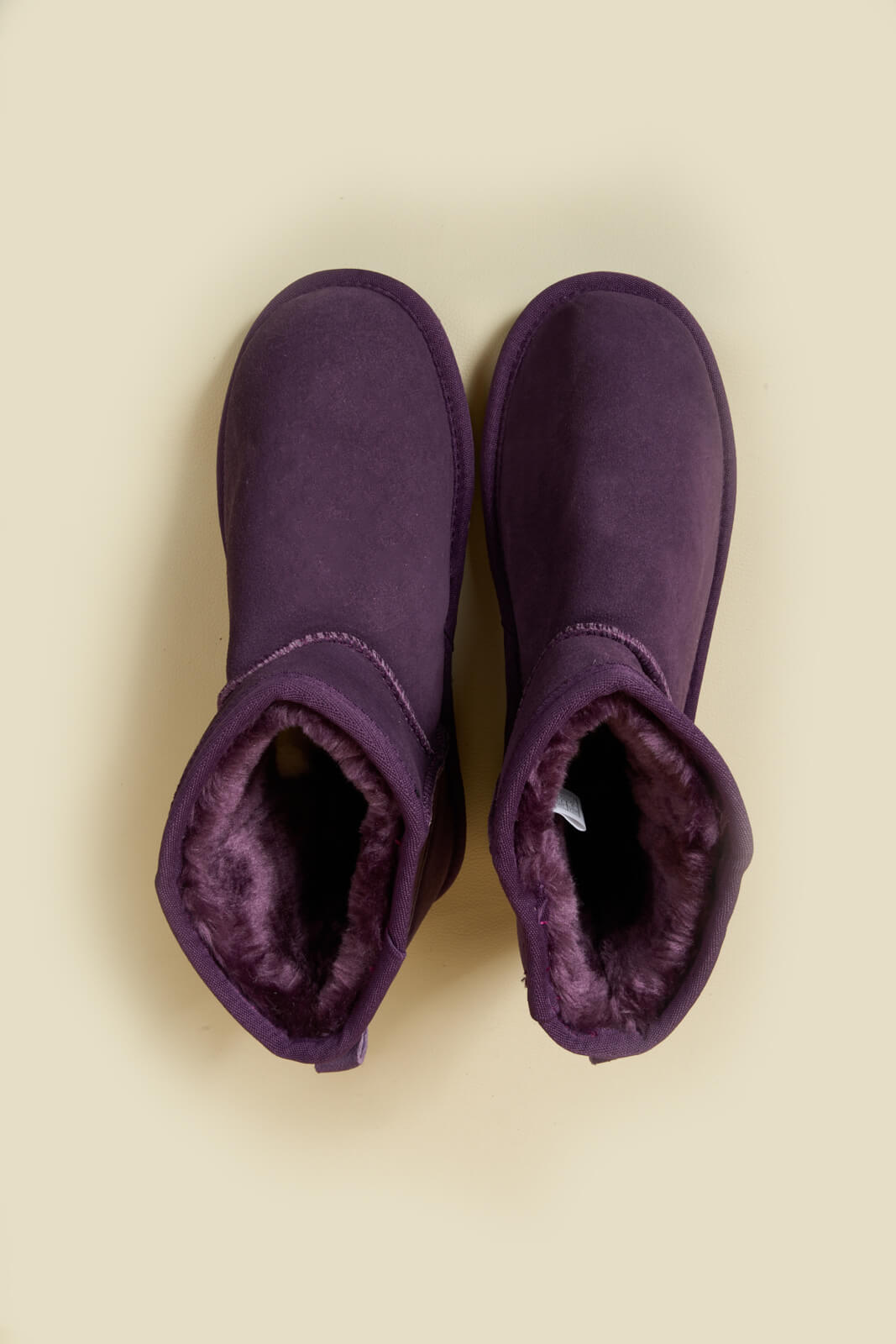 SMAIBULUN Ugg | Faux Fur-Lined Classic Short Ugg Boots - purple