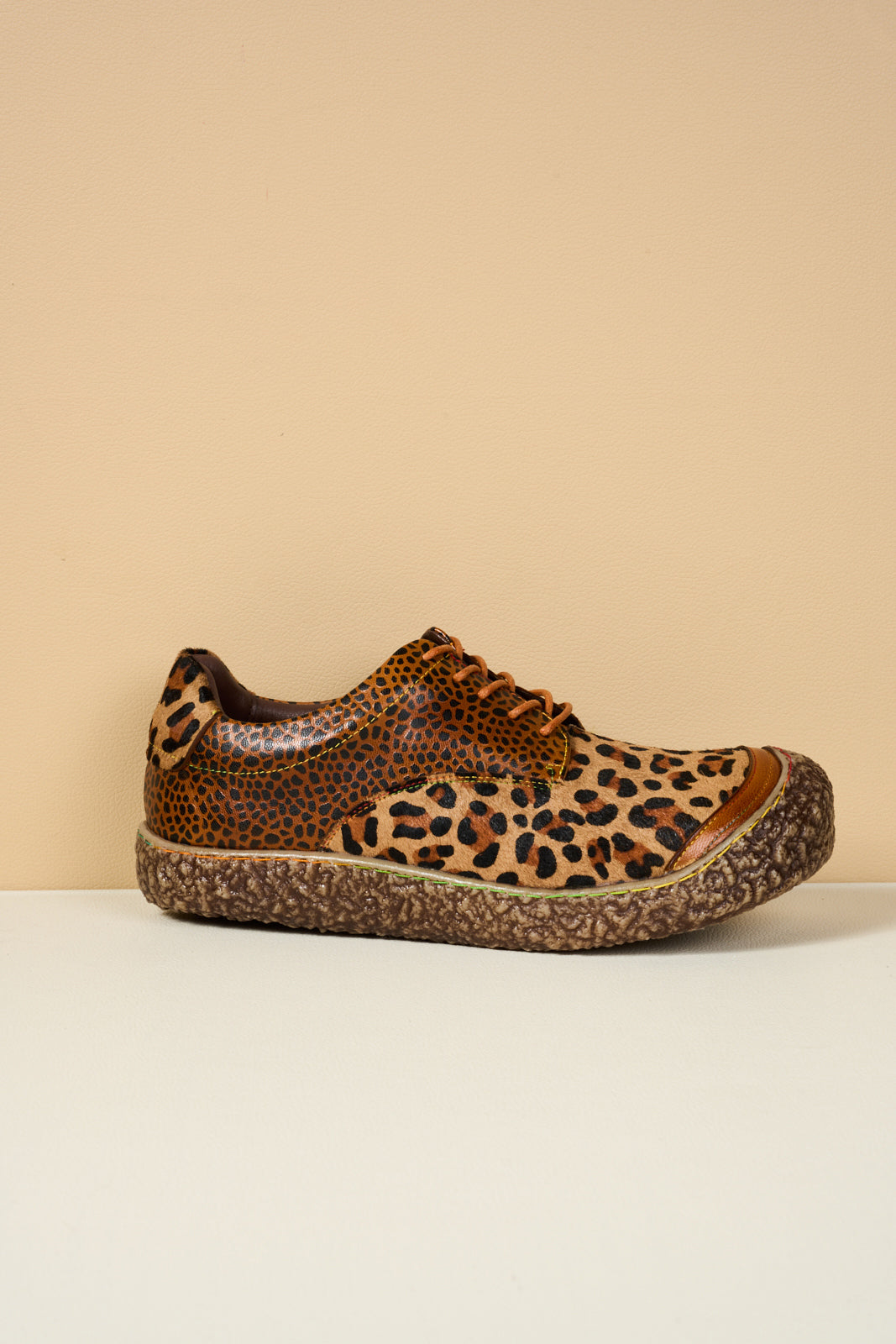 Soffia | Justeena Animal Pattern Leather Outdoor Sneaker