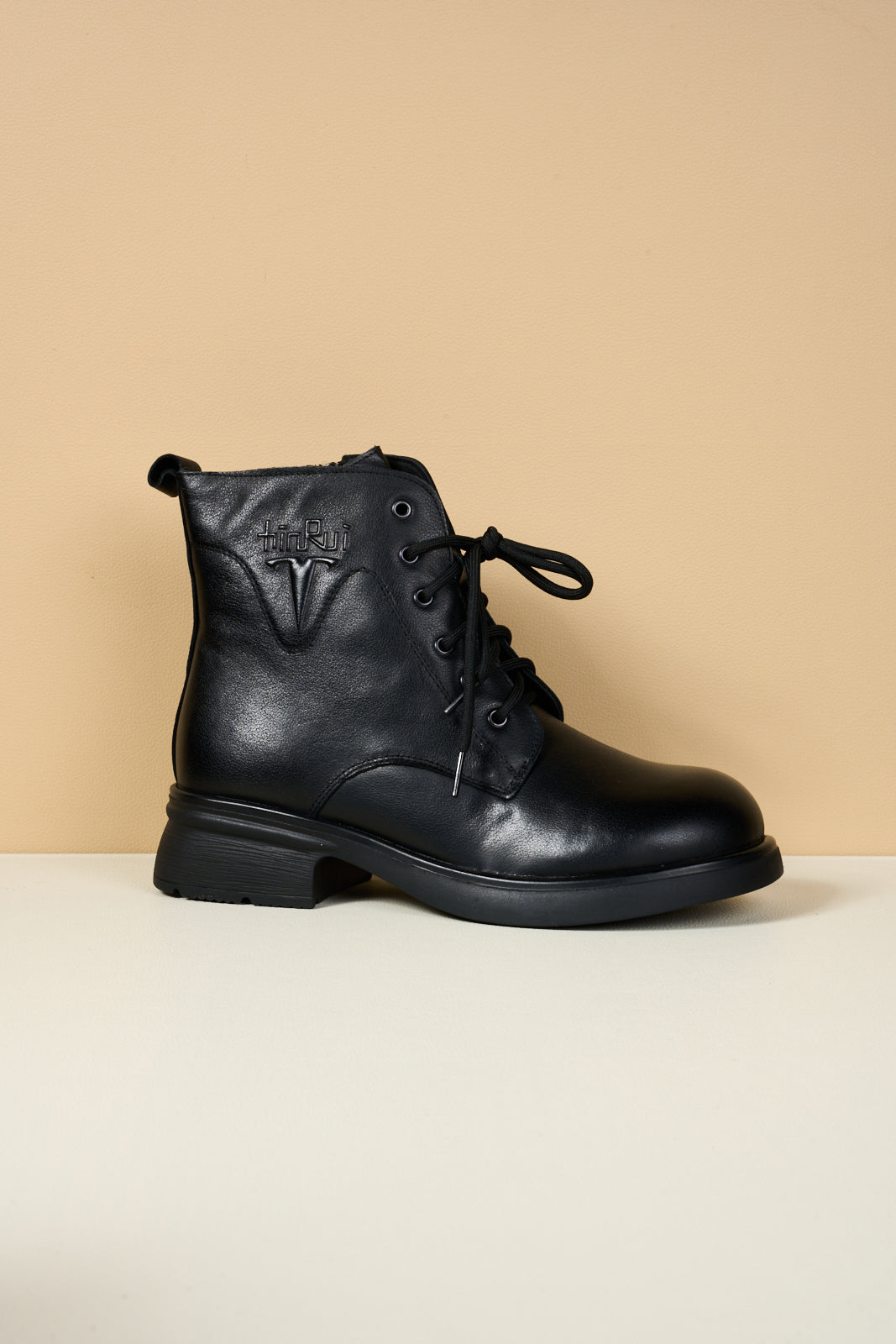 Rumour Has It | Filip Combat Ankle Leather Boots