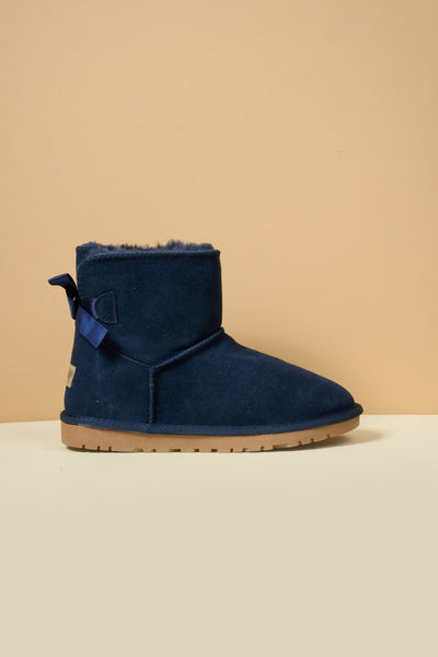 SMAIBULUN Ugg | Bailey Bow Ugg Mini Boots - Navy