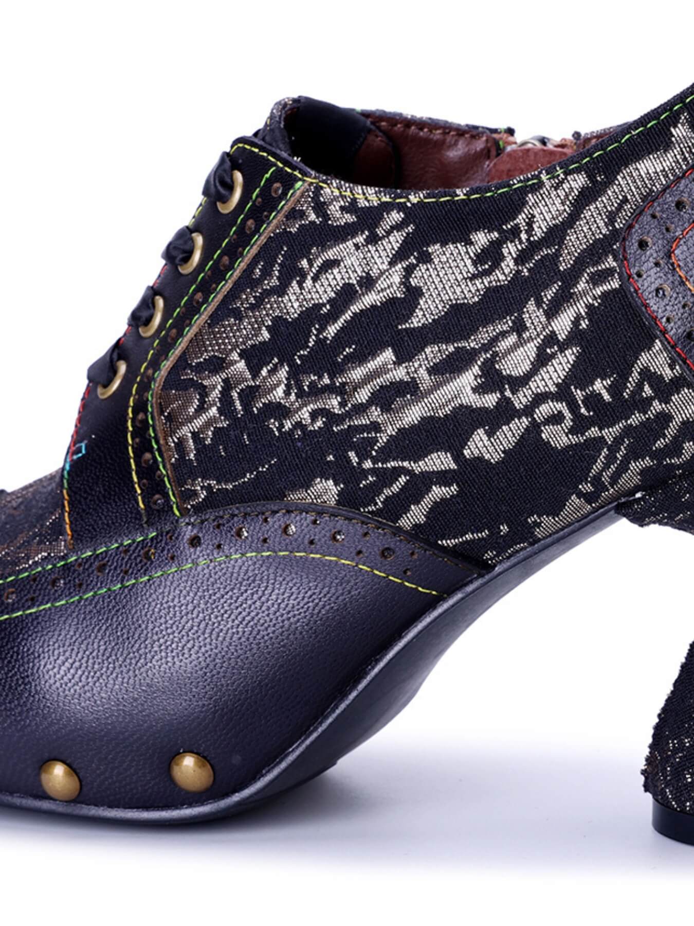 Soffia | Maja Embellished Leather Oxford