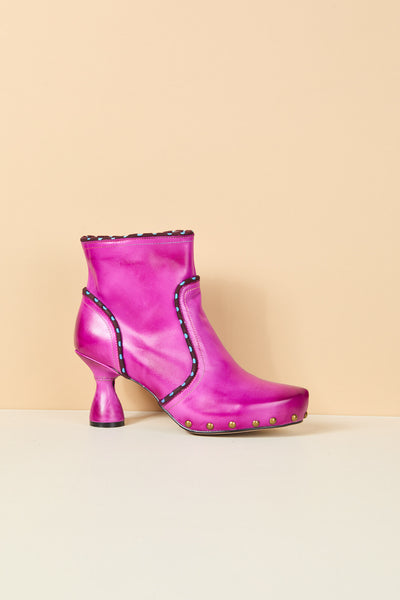 Soffia | Paris Skies Leather Ankle Boots