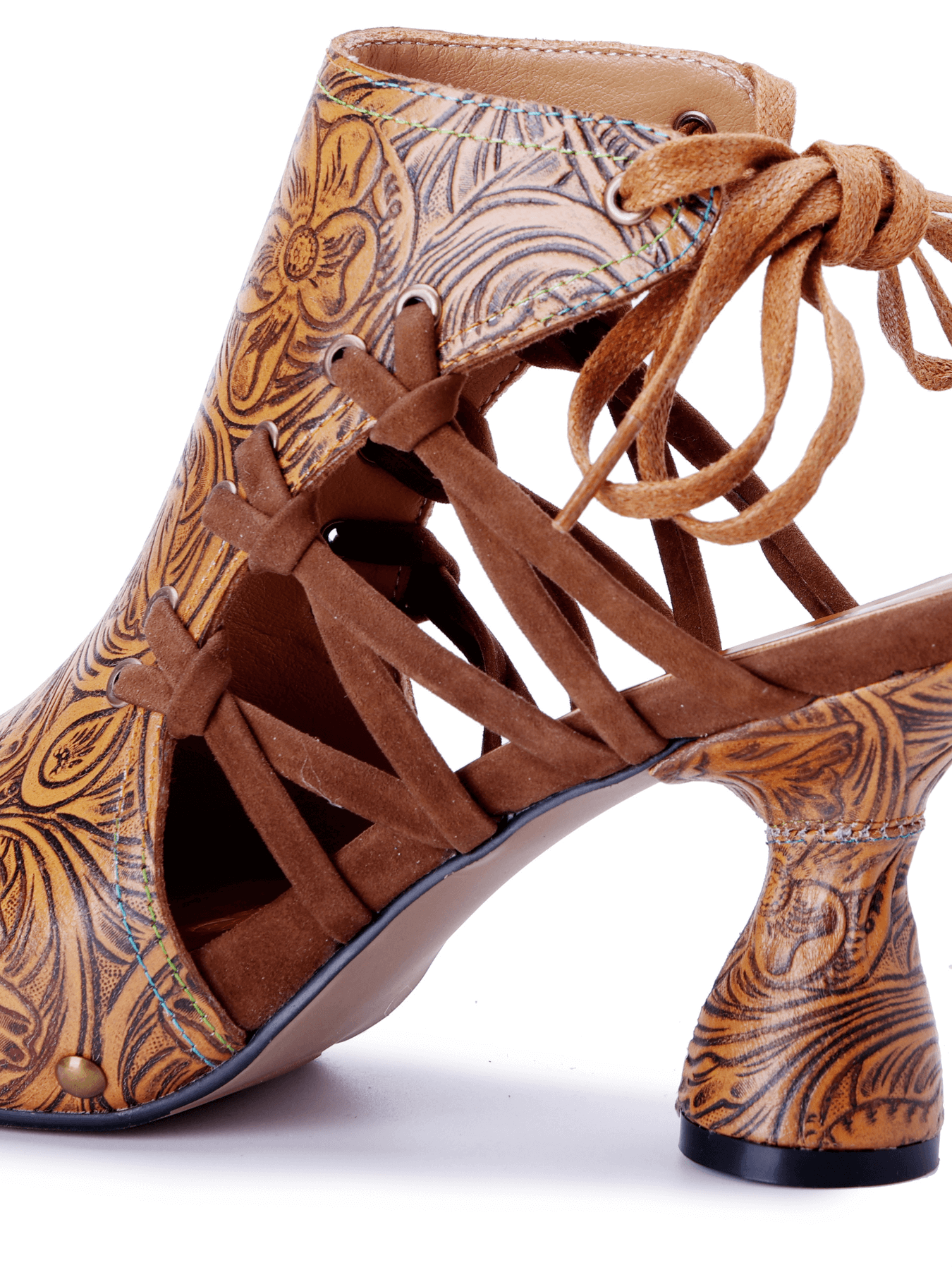 Soffia | Art Nouveau Leather Gladiator Sandals