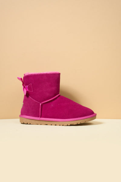 SMAIBULUN Ugg | Bailey Bow Ugg Mini Boots - Fuchsia