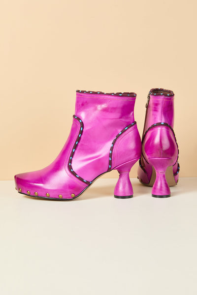 Soffia | Paris Skies Leather Ankle Boots