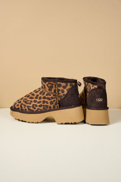 SMAIBULUN Ugg | Ultimate Platform Ankle Boots - cheetah