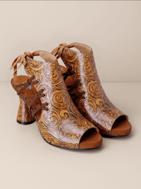 Soffia | Art Nouveau Leather Gladiator Sandals