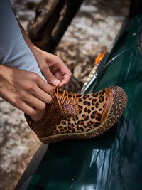 Soffia | Justeena Animal Pattern Leather Outdoor Sneaker