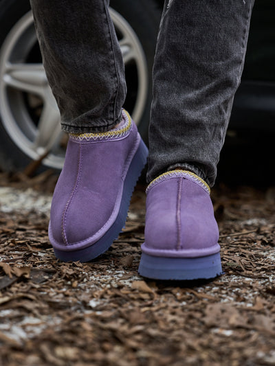 Smaibulun Ugg | Tassie X Tasman Platform Slipper Boot - Lavender