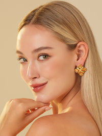 Wynn Topaz Stud Earrings