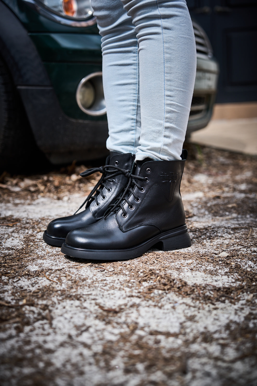 Rumour Has It | Filip Combat Ankle Leather Boots