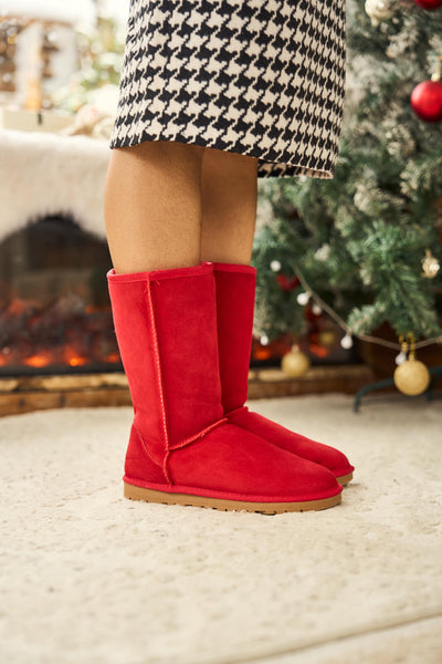 SMAIBULUN Ugg | Classic Suede Mid-Length boots - candy