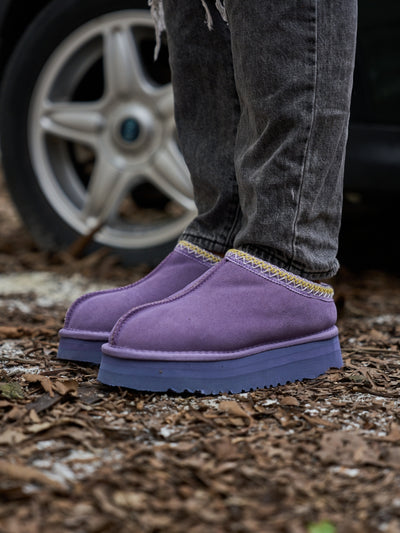 Smaibulun Ugg | Tassie X Tasman Platform Slipper Boot - Lavender