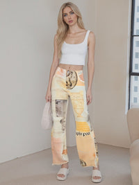 The Apollo Journal Wide Leg Flare Jeans