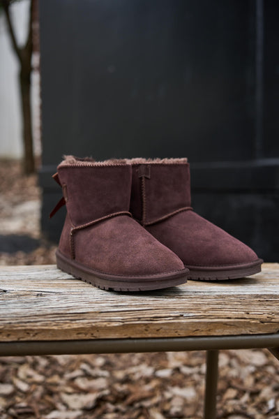 SMAIBULUN Ugg | Bailey Bow Ugg Mini Boots - Chocolate