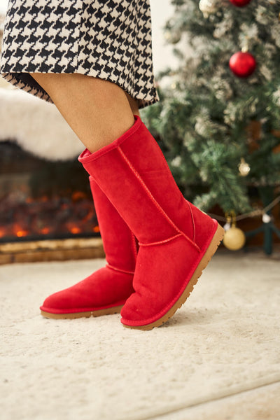 SMAIBULUN Ugg | Classic Suede Mid-Length boots - candy