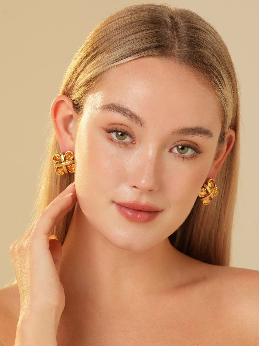 Wynn Topaz Stud Earrings