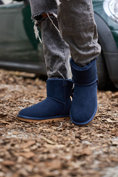 SMAIBULUN Ugg | Bailey Bow Ugg Mini Boots - Navy