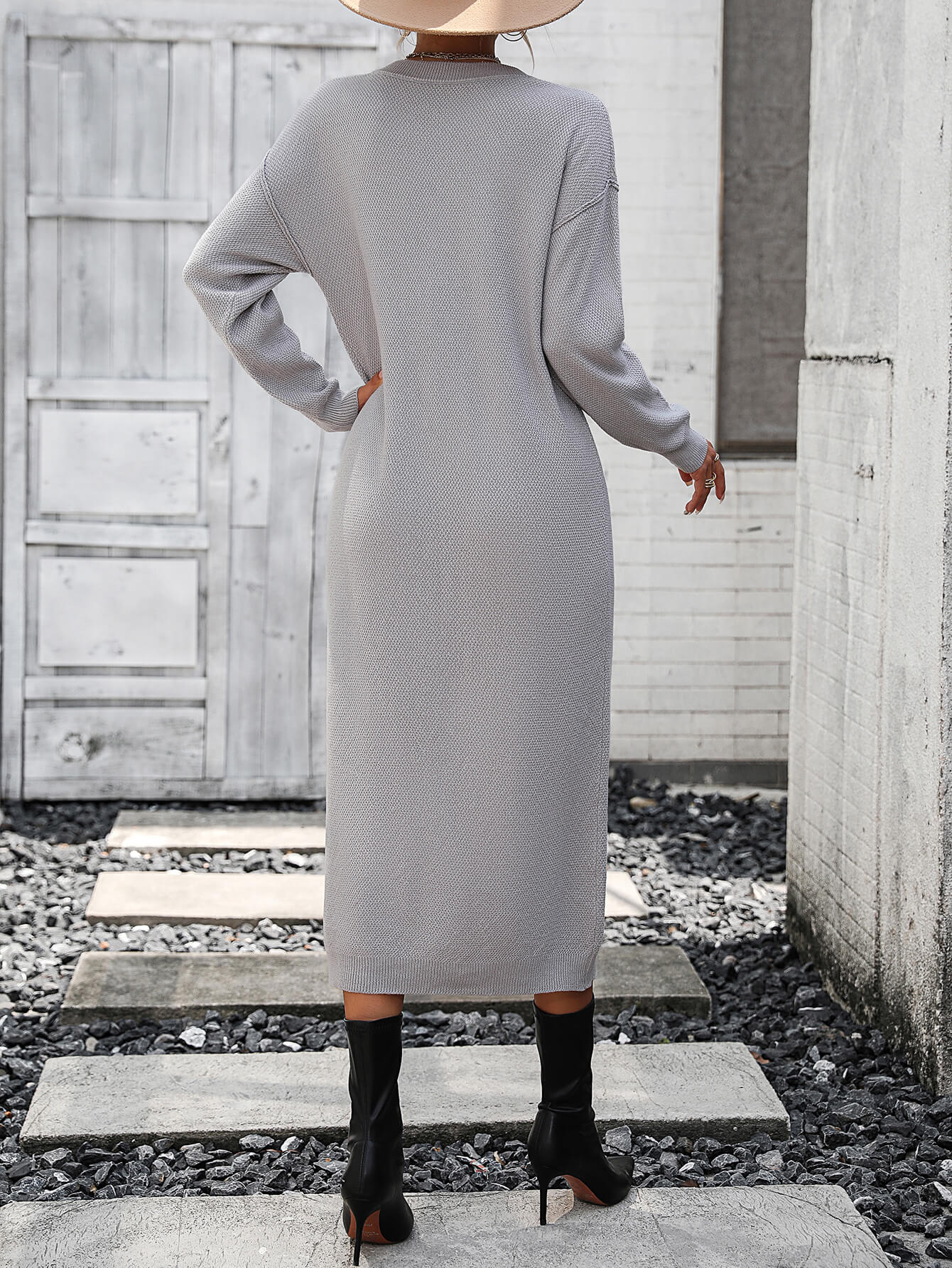 chinese dress ladies Massey Knit Midi Sweater Dress chinese dress ladies Massey Knit Midi Sweater Dress