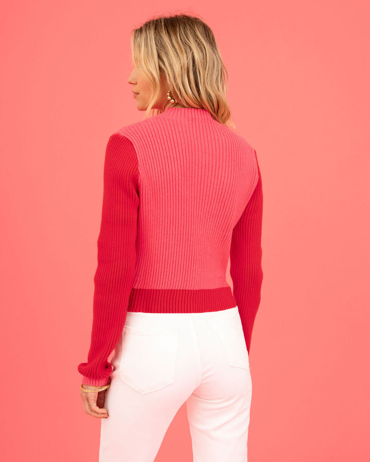 【7/20まで】Riu Heart neck rib knit tops Heart neck rib knit tops – Riu