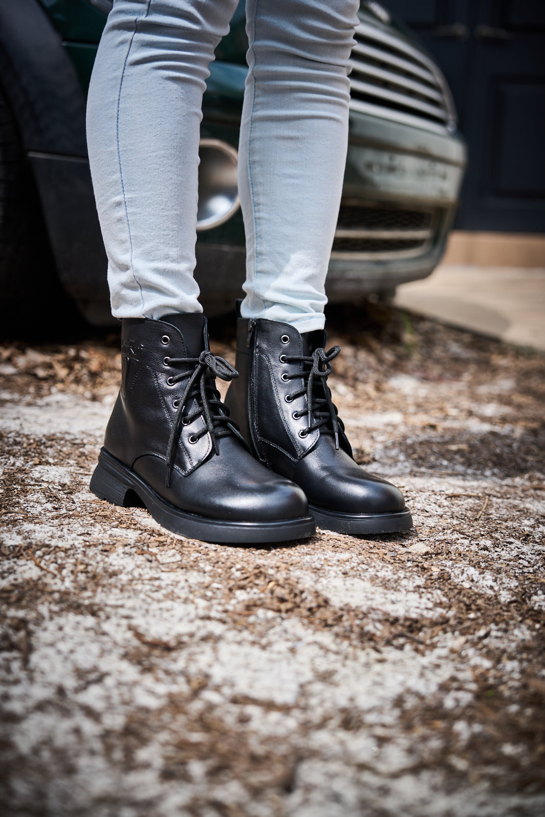 Rumour Has It | Filip Combat Ankle Leather Boots