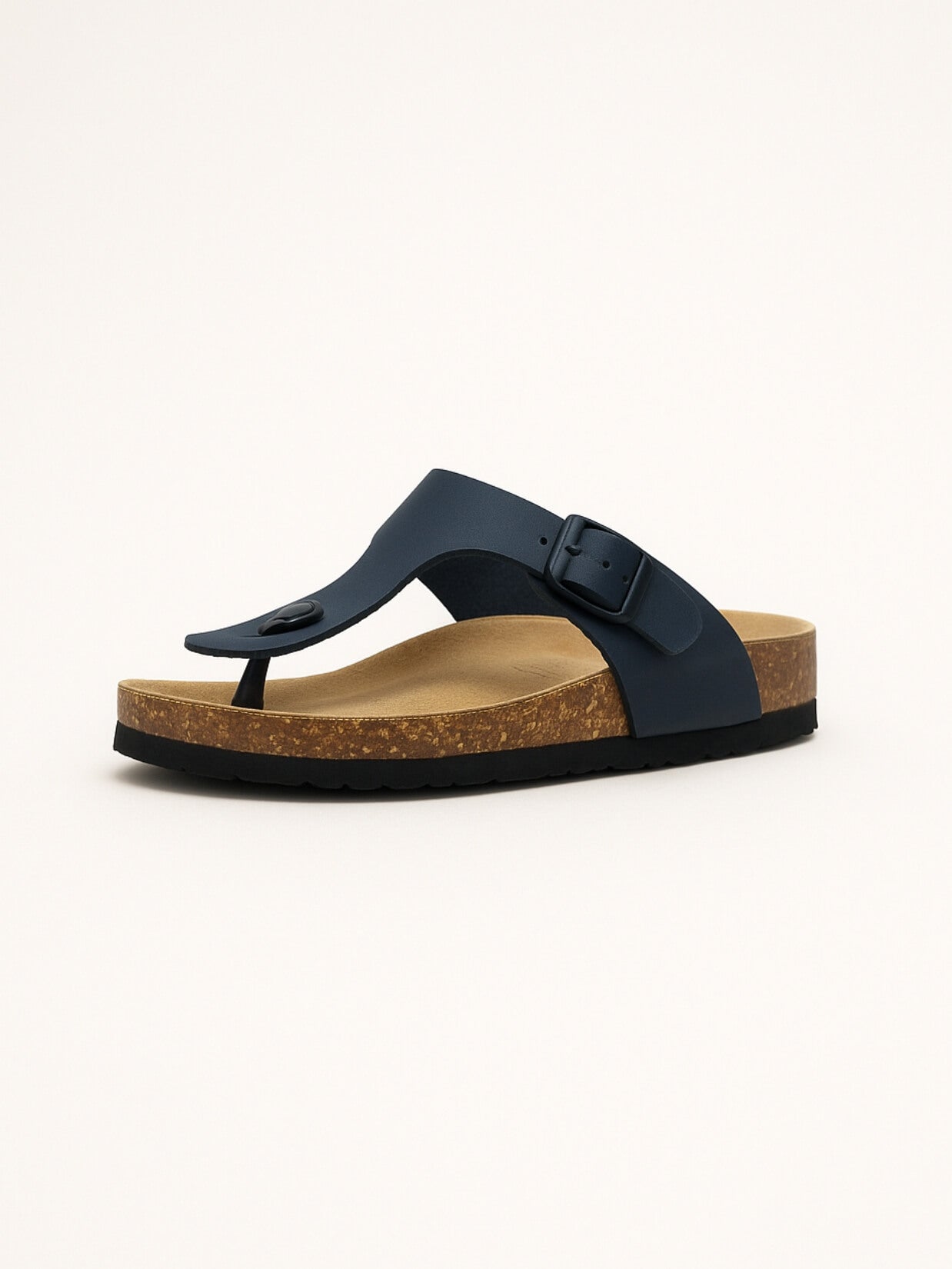 Maibulun | T-Strap Footbed Sandal - navy
