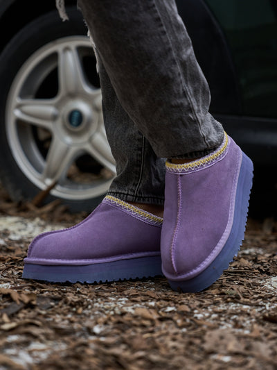 Smaibulun Ugg | Tassie X Tasman Platform Slipper Boot - Lavender