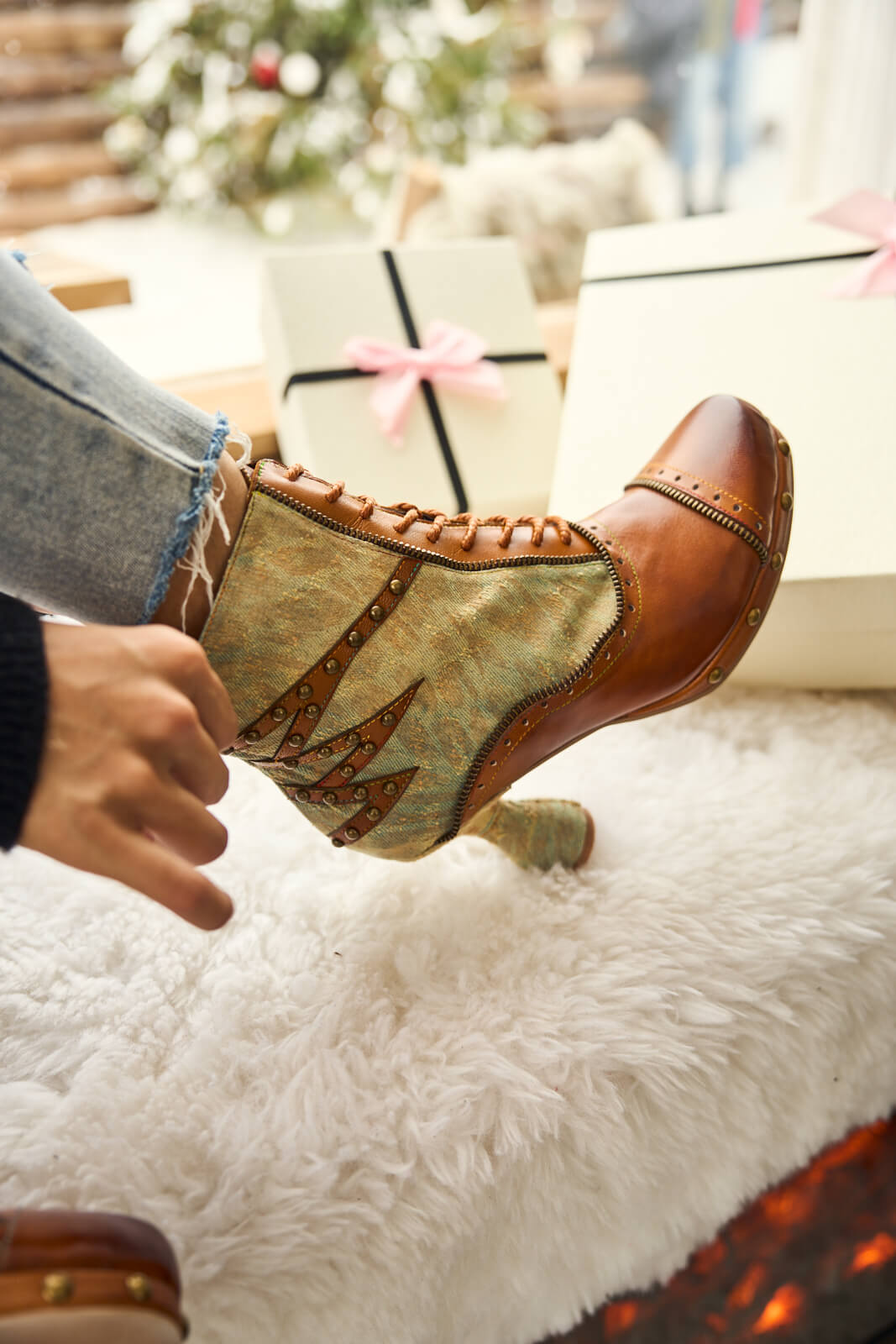 Soffia | Free Cove Leather Ankle Boots