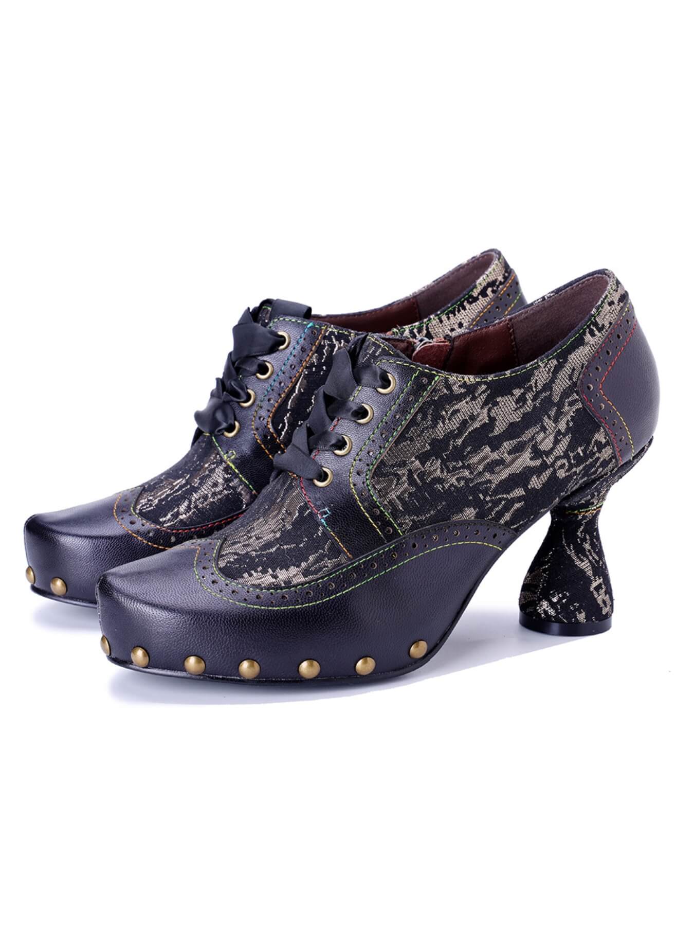 Soffia | Maja Embellished Leather Oxford