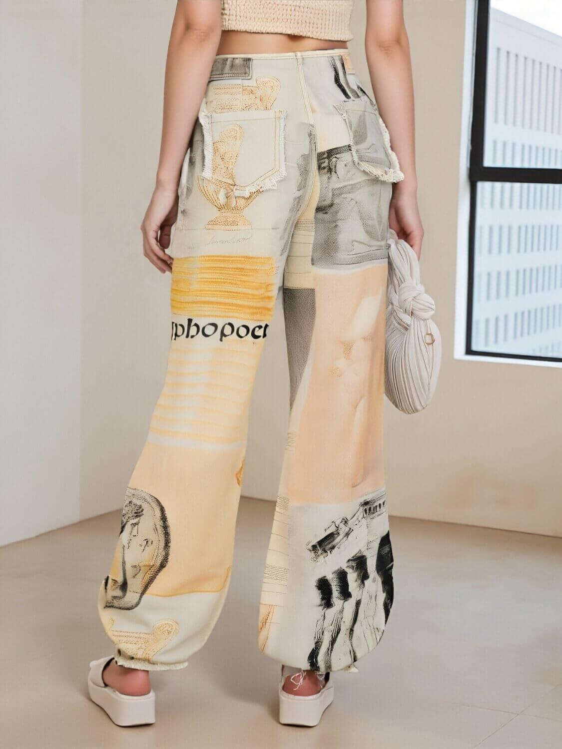 The Apollo Journal Wide Leg Flare Jeans