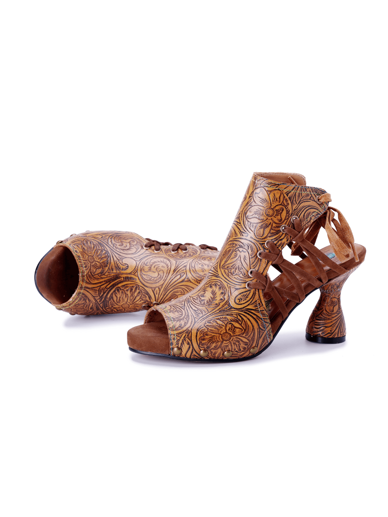 Soffia | Art Nouveau Leather Gladiator Sandals