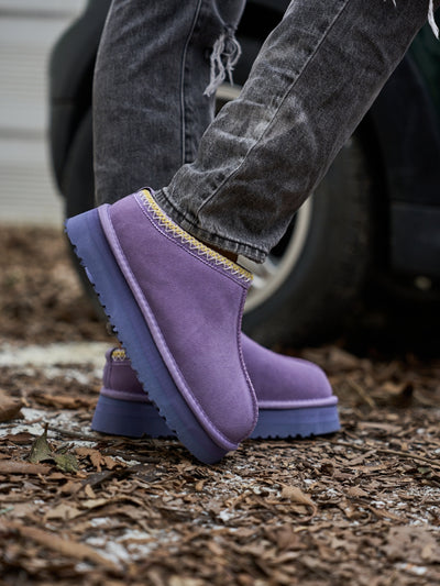 Smaibulun Ugg | Tassie X Tasman Platform Slipper Boot - Lavender