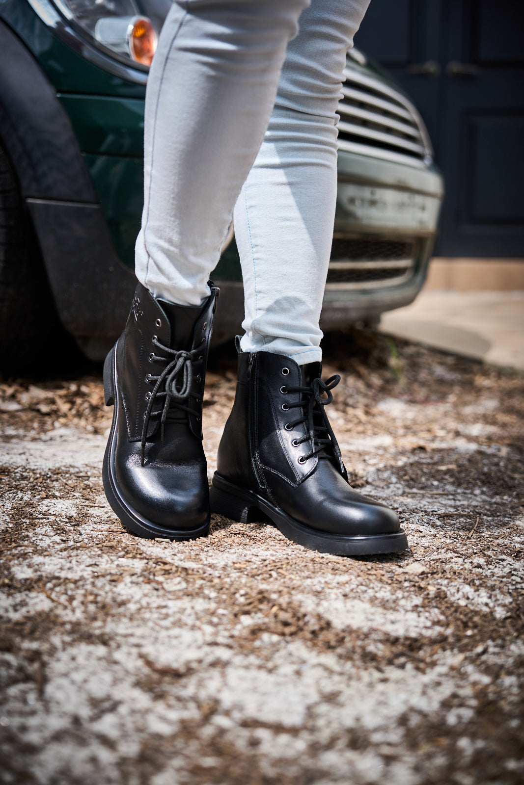 Rumour Has It | Filip Combat Ankle Leather Boots