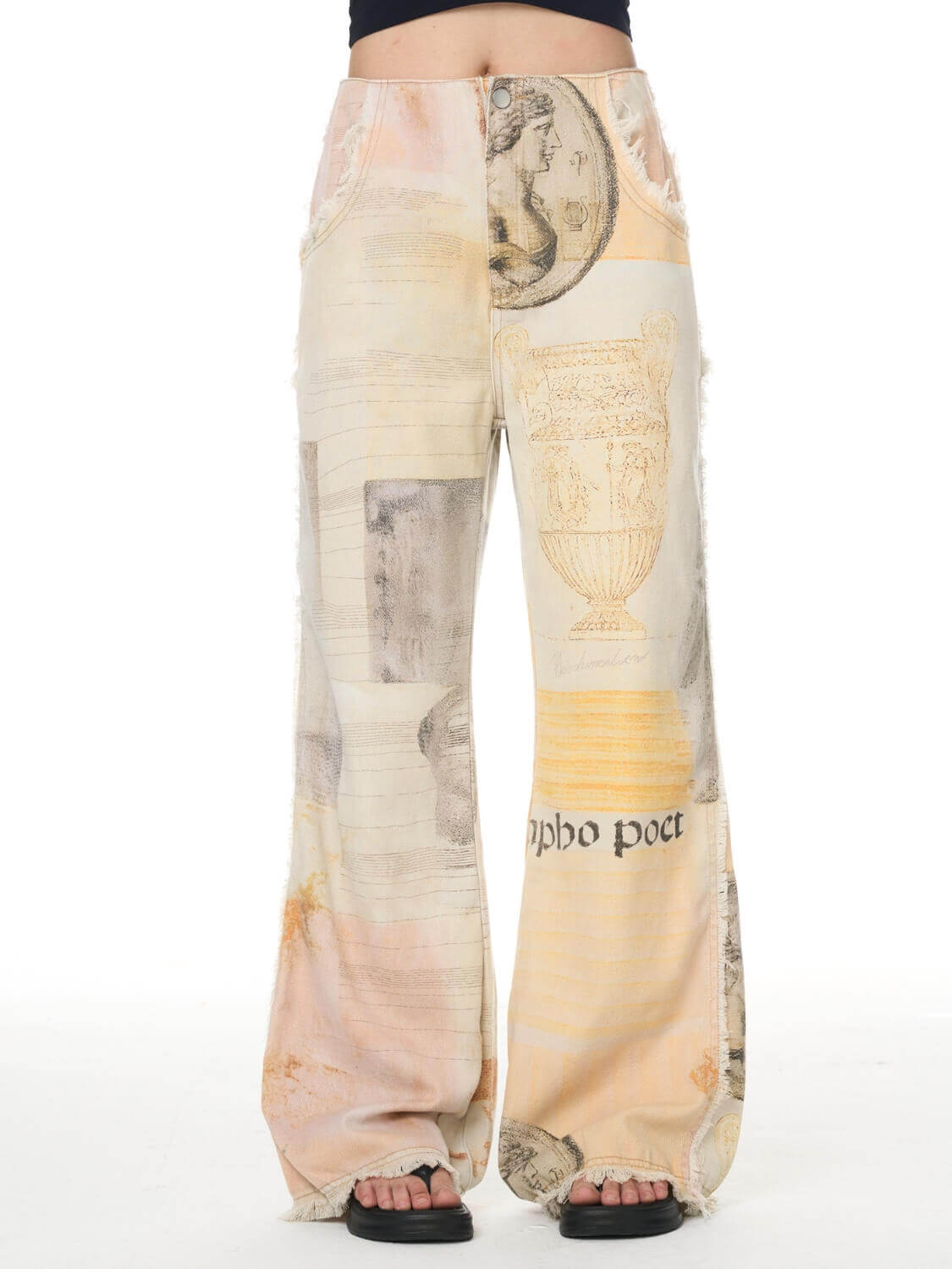 The Apollo Journal Wide Leg Flare Jeans