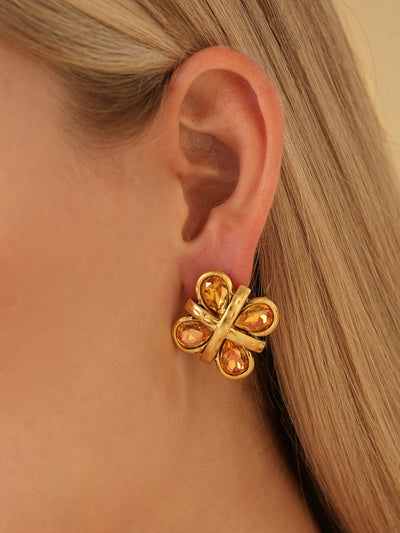 Wynn Topaz Stud Earrings